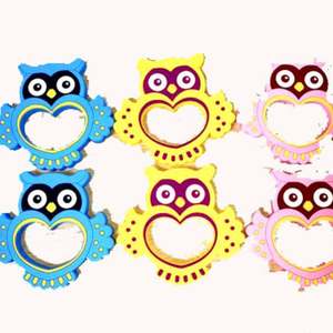 Juego de mordedor de bebé de juguete de dentición de último diseño personalizado OEM y OEM mordedor de silicona de búho juguete de dentición de bebé al por mayor - Product Image 5