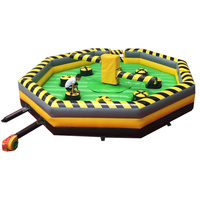 Vente en gros commerciale gonflable mécanique rodéo taureau jeu interactif extérieur enfants adultes PVC matériel sac emballé expédié mer