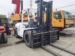 Buen estado Usado <span class=keywords><strong>TCM</strong></span> FD70 FD80 FD100 7 <span class=keywords><strong>Ton</strong></span> <span class=keywords><strong>8</strong></span> <span class=keywords><strong>Ton</strong></span> 10 <span class=keywords><strong>Ton</strong></span> Carretilla elevadora con palanca de cambios lateral - Product Image 2