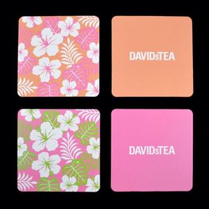 <b>Personalised</b> Custom Printing Logo Eco-Friendly Sustainable Square Coffee Tea <b>Beer</b> Waterproofing Slate Paper Coasters - Product Image 6