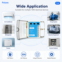 Protecteur de tension industriel Puluos KE-V36-120V avec protection réglable contre les surtensions et les sous-tensions