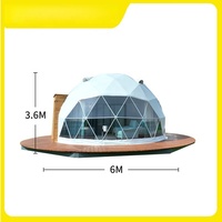 Tente extérieure de dôme en PVC de maison de bulle sphérique de ciel étoilé pour l'exposition de camping de publicité et les activités de B & B d'hôtel