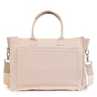 Sac fourre-tout bandoulière pour femme avec fermeture éclair sécurisée, sac à main compact pour le travail avec pochette pour ordinateur portable 13 pouces
