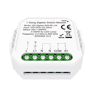 Nuevo Módulo de Interruptor de Luz Inteligente Wi-Fi de 16A 240V, Aplicación Smart Life, Sin Neutro, Sin Capacitor, Fácil Instalación <span class=keywords><strong>para</strong></span> Renovación del Hogar - Product Image 2