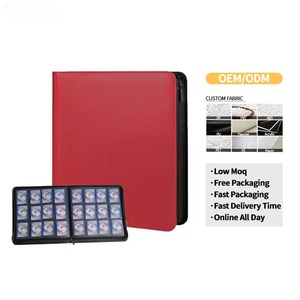 Album de cartes à collectionner à 12 pochettes avec sangle élastique - Classeur à 360 pochettes à chargement latéral pour cartes de jeu et cartes de collection, etc. - Product Image 1