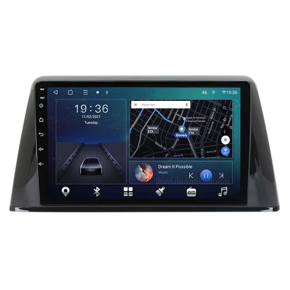 9 polegadas Android Áudio Do Carro DVD Player de Navegação GPS Para Peugeot 308 2016 2017 2018 BT Wifi 2 Rádio din