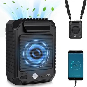 Ventilador Portátil de Cintura con Clip, Ventilador Corporal de Refrigeración Manos Libres, Flujo de Aire Potente, Refrigeración Personal para Exteriores - Product Image 2