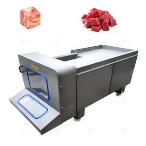 industrial beef chicken pork vegetable dicer frozen meat slicer meat cold cube cutting machine automatic frozen meat dicer price