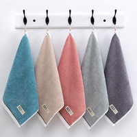 Wholesale Bamboo Fiber Washcloth Face Towel Ultra Soft Facial Cleansing Cloth Beauty Towel Quick Dry Wash Cloth