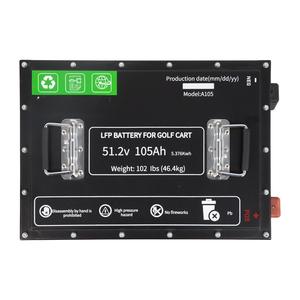48v 72v elétrico Sightseeing carro lítio íon Golf bateria bloco 36 v 100Ah clube carro ciclo profundo Lifepo4 36 volts baterias - Product Image 2