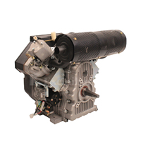 Moteur diesel 22 CV, moteur de bateau CE, démarreur électrique, Lifan 2 cylindres, double piston, moteur diesel chinois