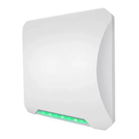 Lecteur UHF Thinmoo 12dbi intégré POE/Relais RS232/RS485/Wiegand avec barre lumineuse LED, portée supérieure à 25m, antenne intégrée, ABS, pour stationnement automobile