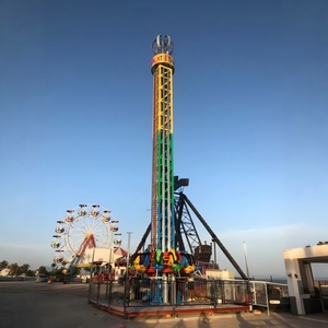 Tour de chute libre rotative pour parc d'attractions, équipement d'amusement, chute libre en plein air, acier, fibre de verre, certifié CE, 16 personnes - Product Image 5