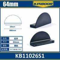 Tirador de cajón de latón semicircular antiguo de 64mm para armarios y muebles estilo de diseño europeo para uso en armarios - Product Image 1