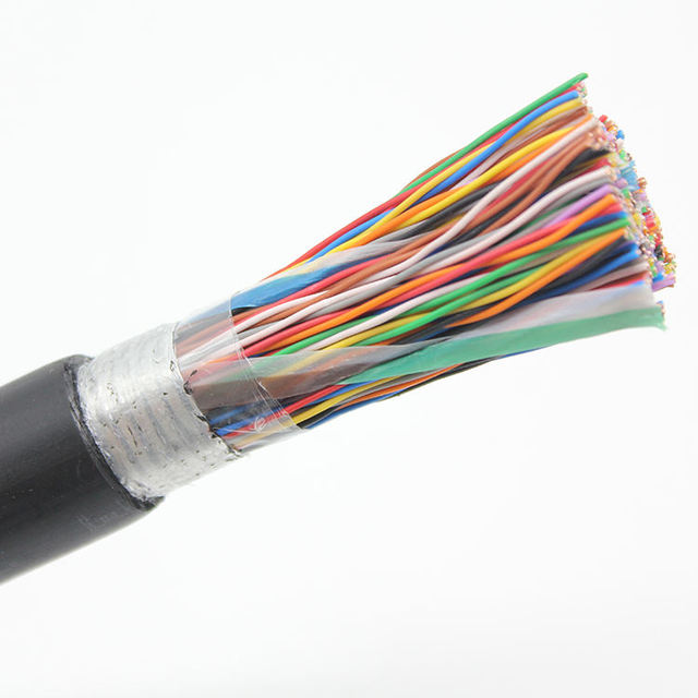 Multipair 10-200 Pairs 24AWG Solid Bare Copper Telephone Cable Indoor/Outdoor UTP/FTP HDPE Material for Telecommunication System