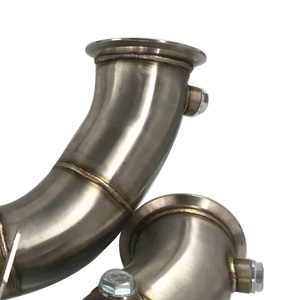 Tubería de Escape de Alto Flujo de 80 mm de Acero Inoxidable y Titanio para <span class=keywords><strong>BMW</strong></span> F10 F12 F13 <span class=keywords><strong>M5</strong></span> M6 - Product Image 3