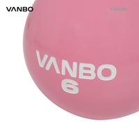 Kettlebell de compétition VANBO VB6025, kettlebell coloré pour l'entraînement, poignée électro-plaquée, manchon en acier inoxydable, fabrication OEM, sur mesure