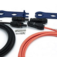 NUUKO TÜV 100m 200m 400m 1000m Solarmodul kabel DC Solar PV-Kabel XLPO/XLPE/PVC Kupfer 6 mm2 4 mm2 10 mm2 Draht kraftwerke