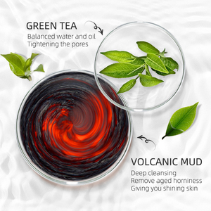 Masque facial de boue de <span class=keywords><strong>matcha</strong></span> de thé vert d'hydratation de Laikou anti-rides blanchissant en gros de soin de la <span class=keywords><strong>peau</strong></span> personnalisé - Product Image 5