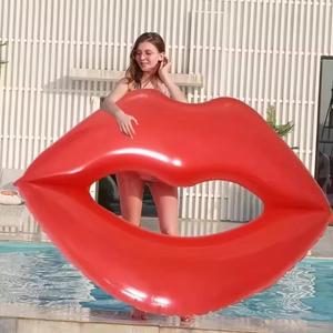 Juguete Inflable para Deportes Acuáticos, Silla Flotante para <span class=keywords><strong>Piscina</strong></span> y <span class=keywords><strong>Playa</strong></span> con Forma <span class=keywords><strong>de</strong></span> Labios Rojos, Juguete Inflable para Jugar en el Agua - Product Image 2