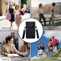 Étui de protection étanche en néoprène pour téléphone avec sangle bandoulière et cordon tour de cou pour iPhone 17/16/15 Pro Max Unisexe