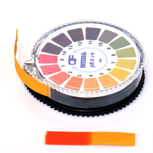 مؤشر شرائط <span class=keywords><strong>pH</strong></span> 5M <span class=keywords><strong>pH</strong></span> قياس المدى الكامل للجسم 0-14-<span class=keywords><strong>pH</strong></span>. الماء. اختبار التربة - Product Image 2