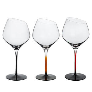 <span class=keywords><strong>Copa</strong></span> <span class=keywords><strong>de</strong></span> <span class=keywords><strong>Vino</strong></span> Tinto <span class=keywords><strong>Inclinada</strong></span> <span class=keywords><strong>de</strong></span> Cristal Personalizada <span class=keywords><strong>de</strong></span> 500 ml, Juego <span class=keywords><strong>de</strong></span> 2 Sostenibles, Decantación Rápida, Diseño Moderno, Regalo <span class=keywords><strong>de</strong></span> Boda para Restaurante <span class=keywords><strong>de</strong></span> Alta Gama - Product Image 3