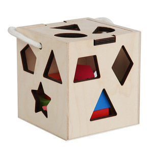 Scatola Intelligente a Trenta Tre Fori, Giocattolo per Bambini, Scatola per Abbinamento Forme in Lana, Blocchi Educativi per Asilo, Strumento Didattico - Product Image 1