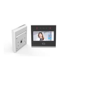 Terminal de reconnaissance faciale en alliage d'aluminium de petite taille (4 pouces), système de contrôle d'accès biométrique, machine de pointage des heures pour le bureau - Product Image 2