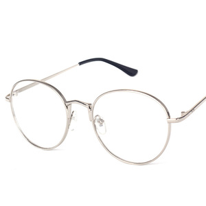 Maidis <b>Round</b> Metal Eyeglasses <b>Frames</b> Full <b>Frame</b> Blue Light Protection Unisex College Style Fashion Trend - Product Image 5
