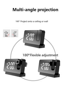 Réveil miroir <span class=keywords><strong>Gestion</strong></span> <span class=keywords><strong>du</strong></span> <span class=keywords><strong>temps</strong></span> Heure Date Affichage Projection Réveil pour la maison - Product Image 3