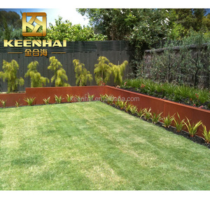 Grande <span class=keywords><strong>jardinière</strong></span> écologique à bordure en acier corten enduite de taille géante pour une utilisation en extérieur pour les centres commerciaux d'hôtels à domicile - Product Image 4