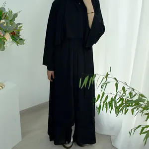 Abaya khiêm tốn phụ nữ bên văn phòng mặc Slim abaya Dresses đối với hồi giáo 2023 thiết kế mới 2 mảnh phụ nữ phụ nữ