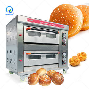 OCEAN Calidad comercial China Venta al por mayor Dos cubiertas Pan Hornear Pastel Horno de panadería para la venta - Product Image 1