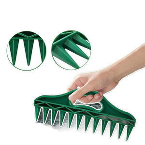 Outil de semis manuel pour le jardinage domestique, râteau en plastique pour la plantation de légumes - Product Image 2