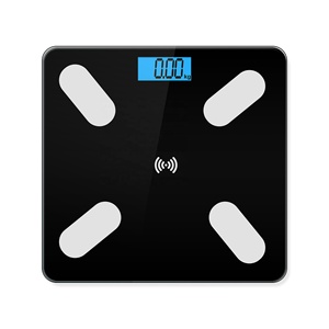 Skala kamar mandi skala Backlit cerdas skala tampilan berat badan lemak tubuh skala BMI otot air dengan IOS Android app - Product Image 2