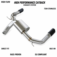 Système d'échappement Catback pour BMW 220i 225i N20 2.0T 2014-2016, silencieux, tuyau, kit en acier inoxydable 304, accessoires de voiture
