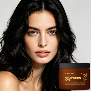 Mascarilla Capilar Nutritiva, Hidratante y Suavizante con Caviar de Esturión y Aceites Naturales YOGI CARE para Cabello Dañado - Product Image 1