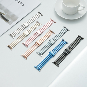 Correas de reloj transpirables, pulsera para <span class=keywords><strong>Apple</strong></span> <span class=keywords><strong>Watch</strong></span> Ultra 2 Band 49mm 45mm <span class=keywords><strong>44mm</strong></span>, brazalete, correa de reloj inteligente, dijes de acero inoxidable - Product Image 2