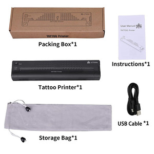 Impresora Portátil Inalámbrica Bluetooth A4 para Plantillas de Tatuajes, Copiadora Térmica de Acero Inoxidable para Artistas - Product Image 4