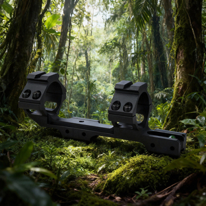 ACUMETA 11mm Schwalben schwanz fernrohr halterung mit horizontaler Kalibrierung für <span class=keywords><strong>1</strong></span> Zoll/30mm Rohr, Mittelhöhe <span class=keywords><strong>1</strong></span>,14 Zoll für das Training im Freien - Product Image 2