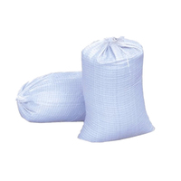 Sac tissé en PP robuste et résistant à l'humidité avec coutures renforcées et impression offset pour le stockage des céréales et l'emballage agricole en vrac