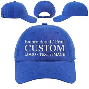 Custom Cotton Baseball <b>Caps</b> Adjustable Standard Size Embroidered Printed Logo Name Number Sports <b>Hats</b> OEM ODM Manufacturer - Product Image 1