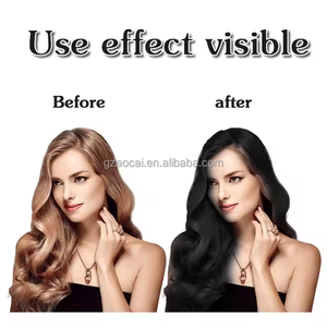 500ml <span class=keywords><strong>Natural</strong></span> Negro Henna PPD Tinte para el cabello <span class=keywords><strong>sin</strong></span> productos químicos Tinte para el cabello con champú - Product Image 2