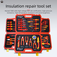 WEIDA WH07317 Ensemble d'outils d'entretien isolés VDE 18 pièces 1000V IEC 60900, jeu de tournevis isolés, pinces et outils de coupe