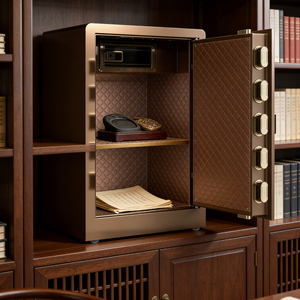 Caja Fuerte de Acero Grande con Cerradura de Huella Digital, Cerradura Electrónica con Contraseña, Cerradura con Llave, Caja Fuerte para el <span class=keywords><strong>Hogar</strong></span>, la Escuela, el Banco, el Hotel - Product Image 5