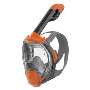 Masker Diving Full Face Terlaris 2025 Desain Pernapasan Bebas Dengan Snorkel Dry Top Masker Snorkel Full Face - Product Image 4