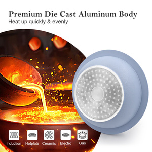 Casserole coréenne en fonte d'aluminium antiadhésive OEM, pour soupe miso, ragoût, bibimbap, pot <span class=keywords><strong>à</strong></span> <span class=keywords><strong>riz</strong></span>, Ttukbaegi - Product Image 6
