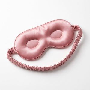 Luxury 3D Contoured Pure Mulberry Silk Eye Adjustable Strap Soft <b>Mask</b> for Travel & <b>Sleep</b> | Custom Logo Available - Product Image 1