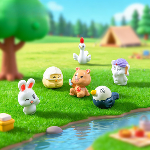Figuras Decorativas de Conejos, Osos y Animales en <span class=keywords><strong>Miniatura</strong></span> para Jardinería y Paisajismo - Product Image 4